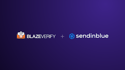 Blaze Verify Partners With Sendinblue to Verify Email Lists and Improve Deliverability